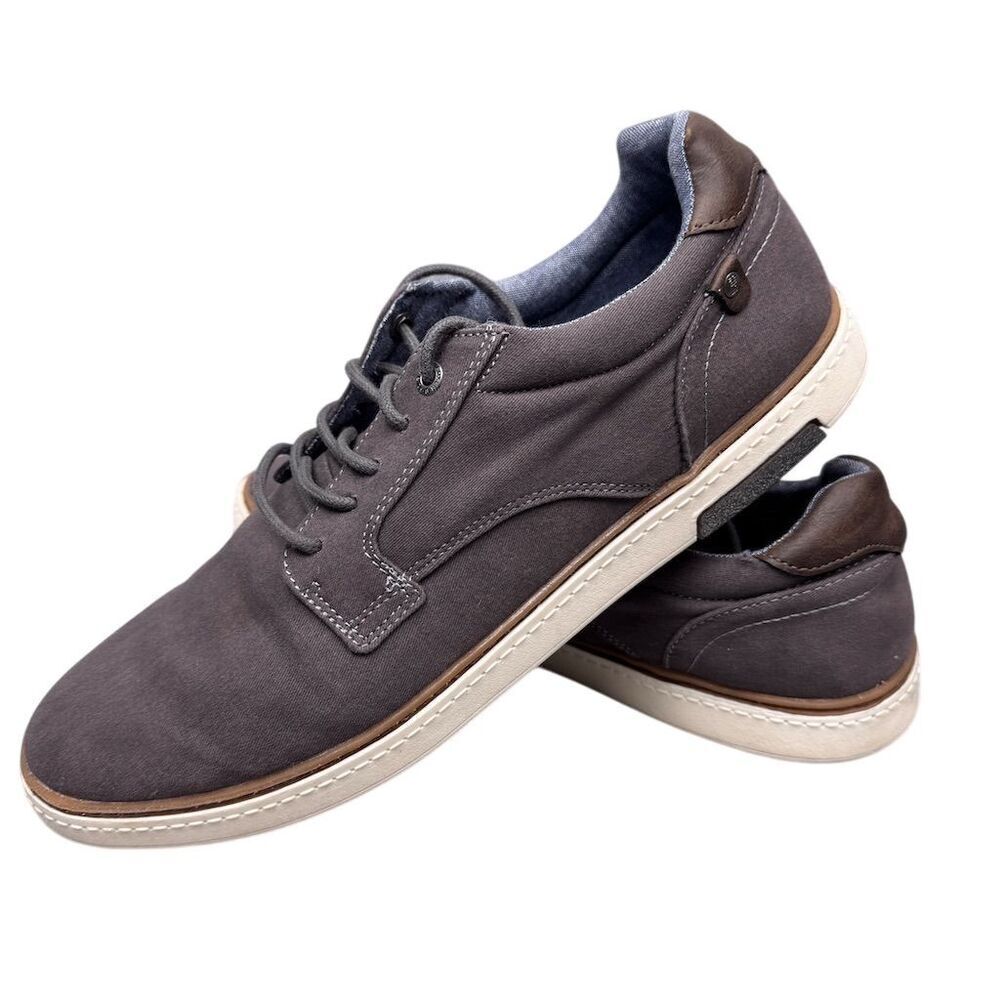 B-52 by Bullboxer Men's Gray Loafer Shoes Size 12 Casual Lace Up